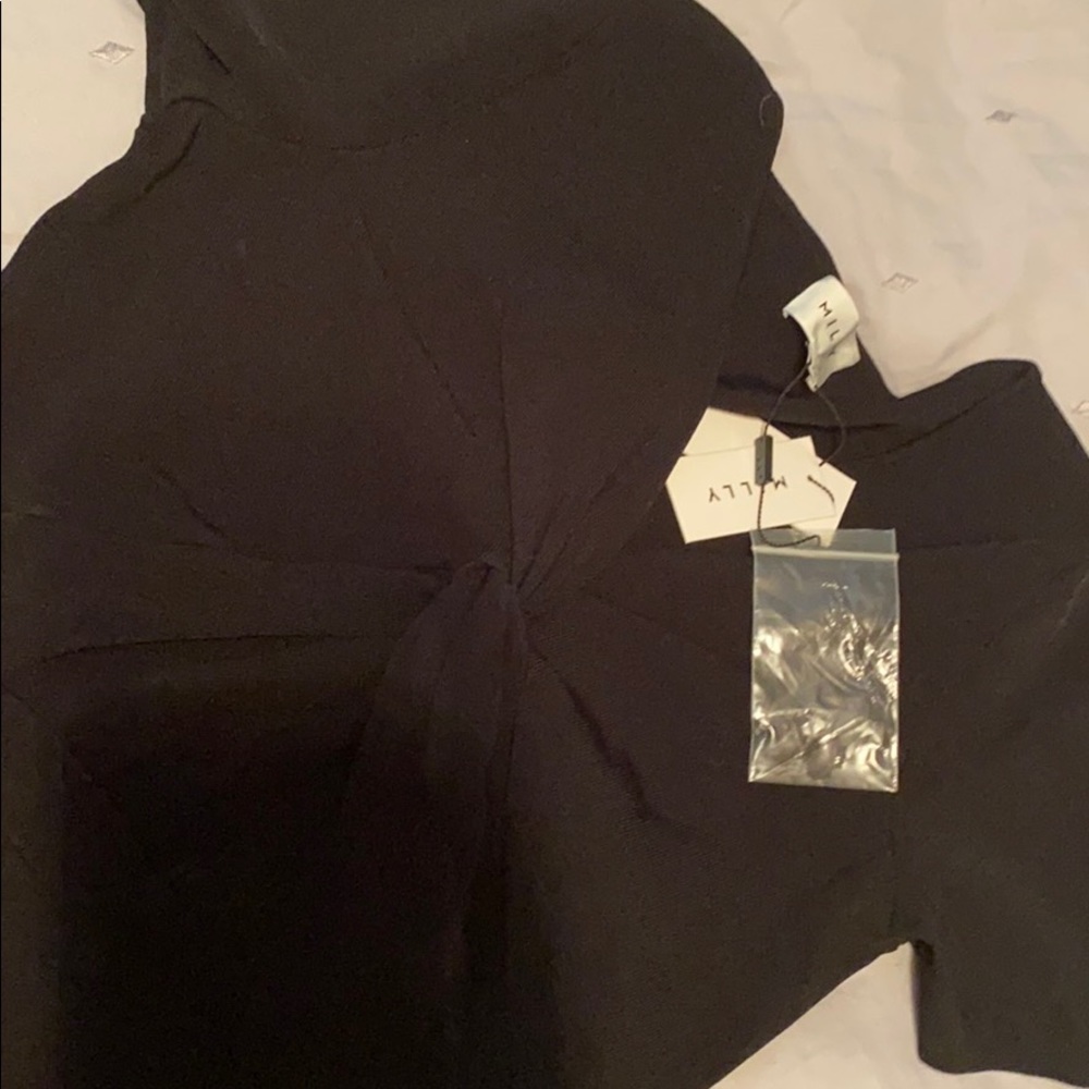 milly black dress large L
